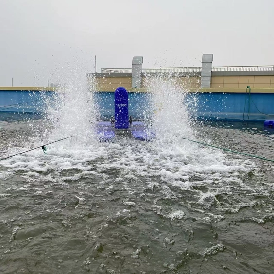 1hp 2 paddle wheel aerator fj pw102 in china
