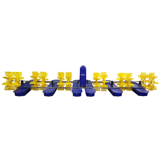 multi ompeller padle wheel aerator fj pw412 in china