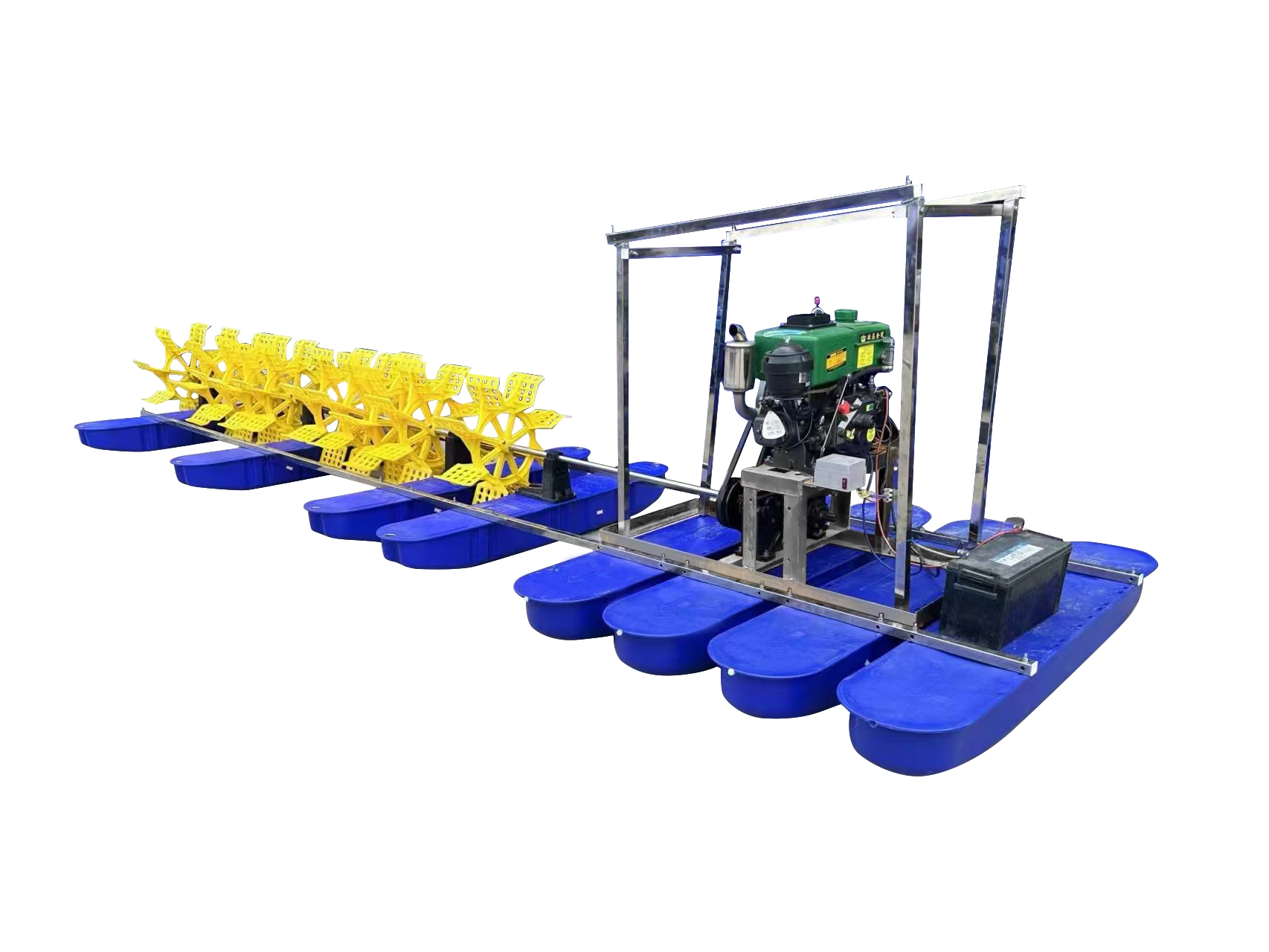diesel paddle wheel aerator fj 10